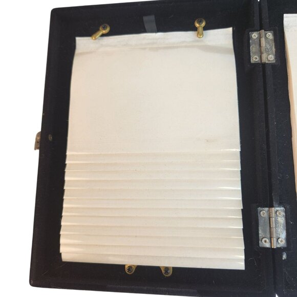 Vintage Silver Tone Picture Frame 5"x7" Hinged Back Stand Classic Home Decor - Picture 11 of 15